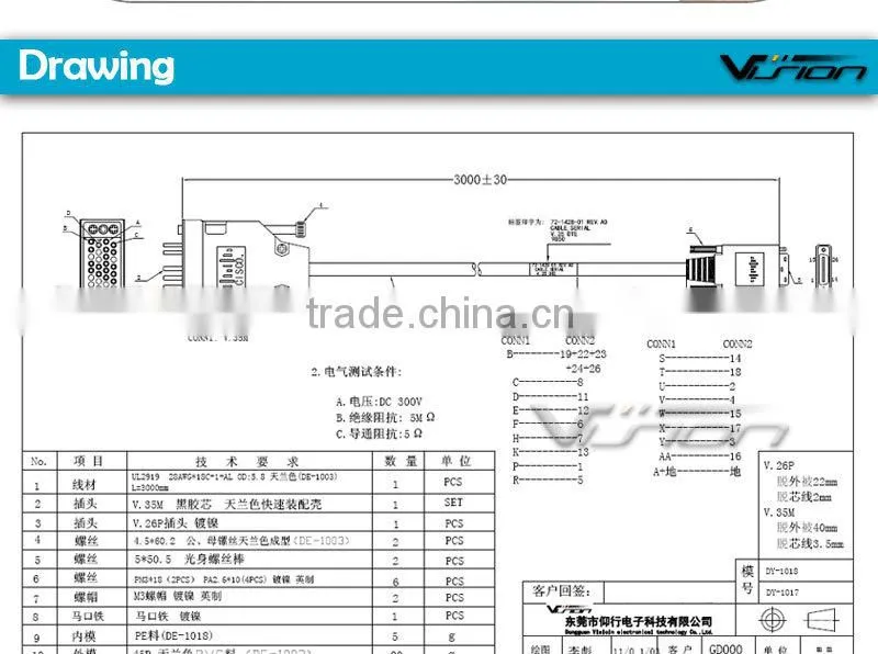 10FT CAB-SS-V35MT Cisco V.35 DTE male Smart Serial Cable