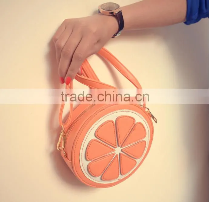 2016 hot selling coin purse fruit shape coin purse girl cute wallet with chain