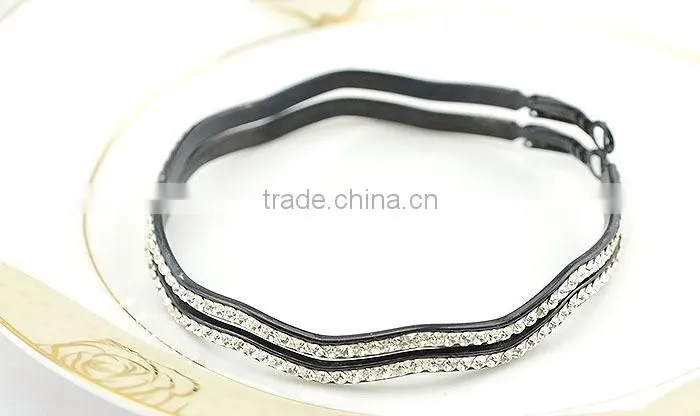 ER17108 black anodized earrings , crystal 2015 fashion big earring