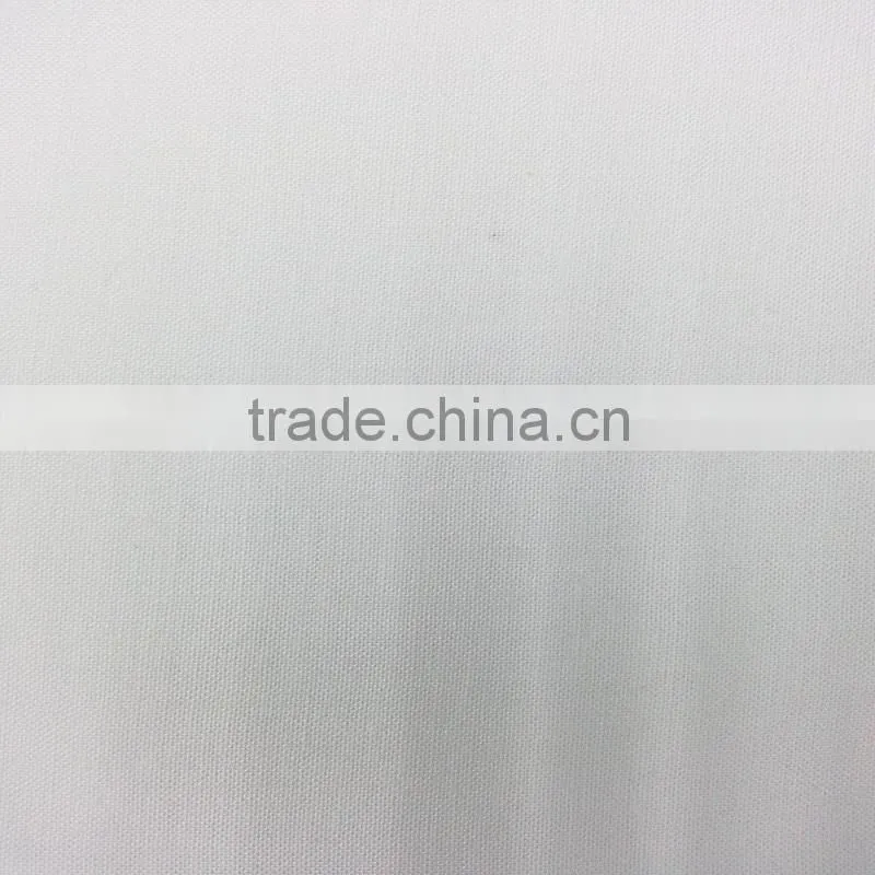 2016 xiangsheng 30s cotton/rayon plain dyeing woven pure white tabby fabric