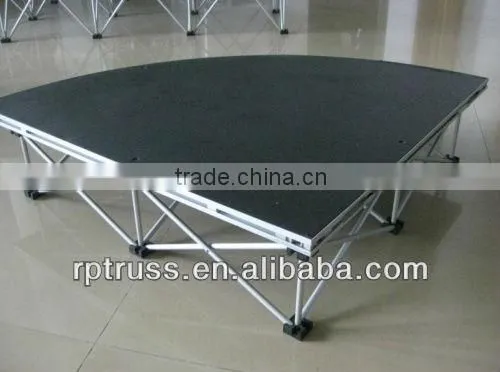 Aluminum folding stage,outdoor concert stage,used stage for sale