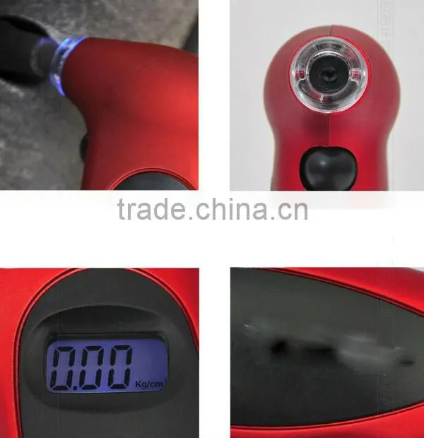 LCD Display Digital Tire Pressure Gauge with Blue LED backlight for testing car ,truck and SUV