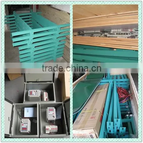 Aluminum Type led lights screw assembly conveyor line with independent worktable