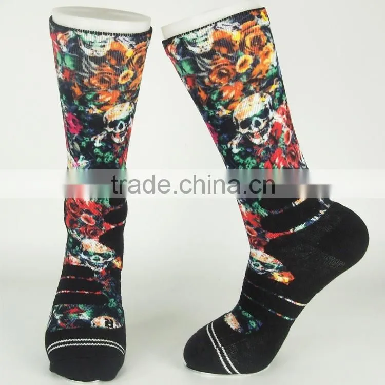 elite custom sublimation socks Digital printing socks Custom Design socks