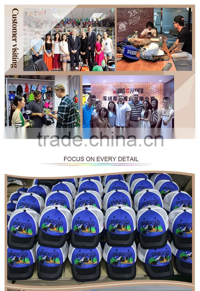 fashion design custom baseball cap material