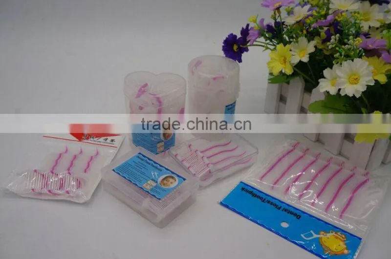 100% natural bamboo toothpick with round holder