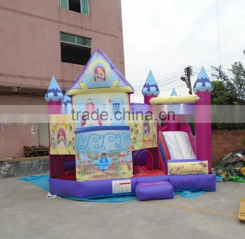 2016 hot commercial inflatable princess jumper