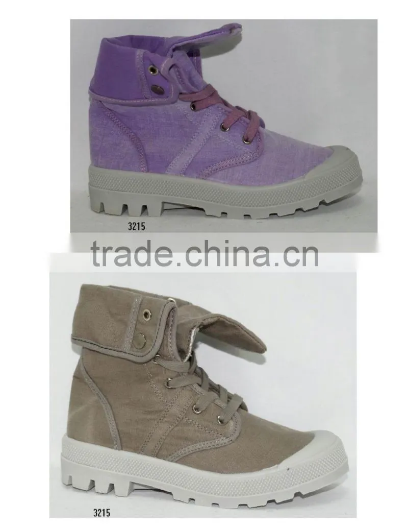 Women's Palladium Baggy Canvas Chukka Boot,canvas shoe women