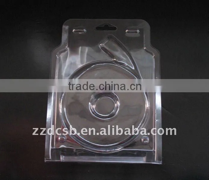 pvc plastic electronic products packaging folding tray