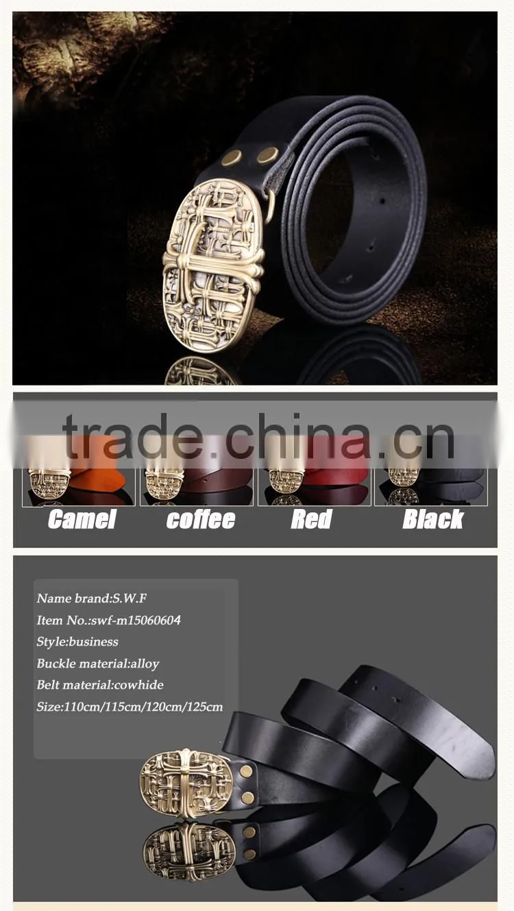 China Belt Factory Hot Sell Item Belt Genuine Leather Ladys Waist Belts