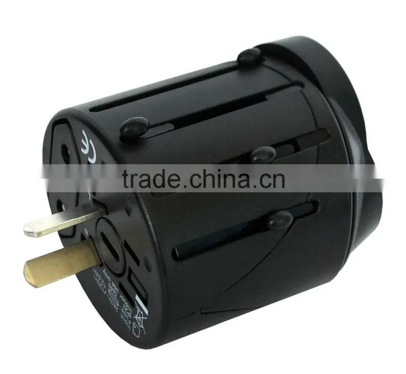 World Travel Adapter with USB Charger