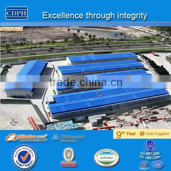 cheap econimic temporary light steel big warehouse made in China