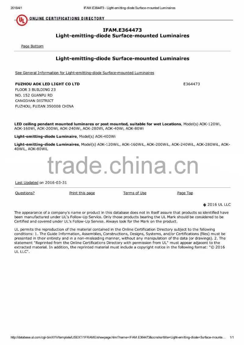 60W 80W 100W 150W 200W UL UFO SMD Industrial IP65 LED High Bay Light Fixture