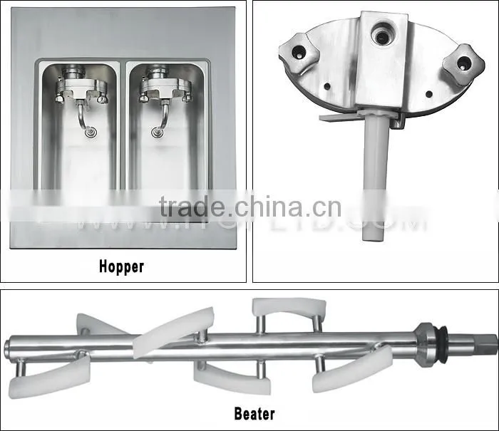 Soft ice cream maker machine