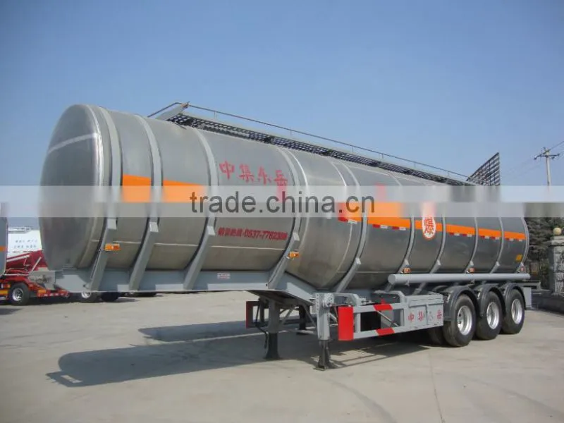 CIMC 30000-60000 Liters Fuel Tanker Trailer / Oil Tank Truck Tank In Saudi Arabia