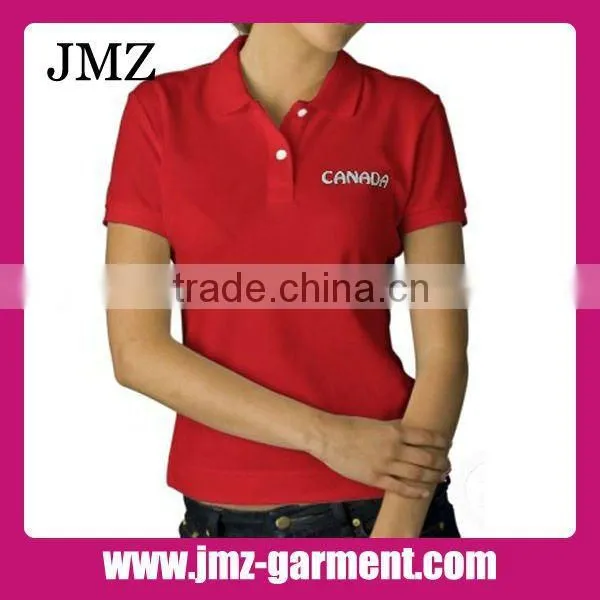 Polyester cotton short sleeve polo shirt