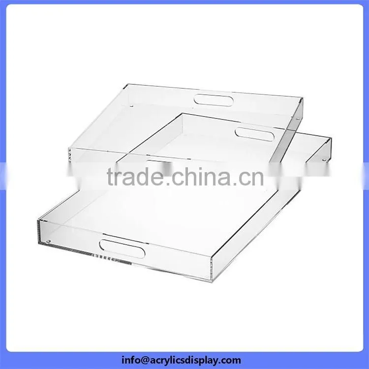 New product good quality acrylic trays fruit tray for home