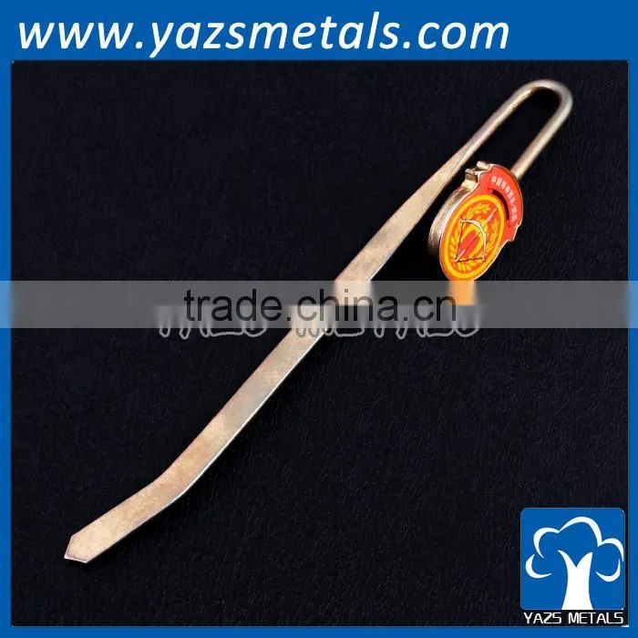 2016 new promotion gift custom metal bookmark