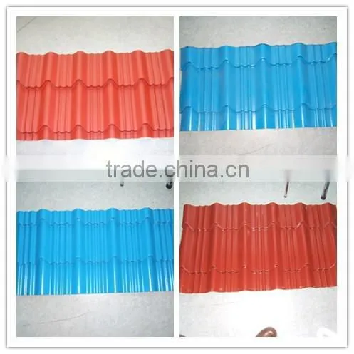 types of roof tiles, colorful metal roof tile, high quality roofing sheet