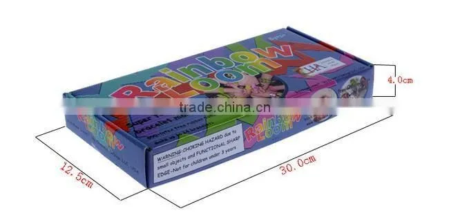 educational DIY toy for kids crochet kit rainbow loom FS0084