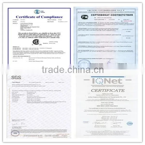 45w/m self regulating undergrond heating cable suitable for hazardous area