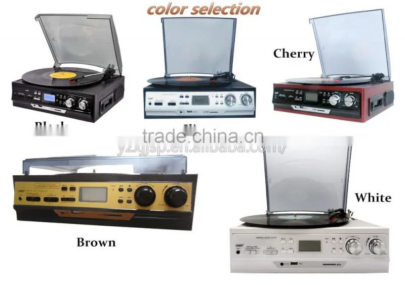 2016 hot selling creative radio with record function record player