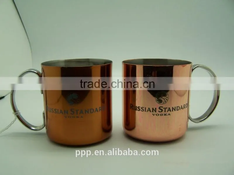 Moscow mule copper mugs/ copper mug for vodka and moscow mule/ antique copper mug