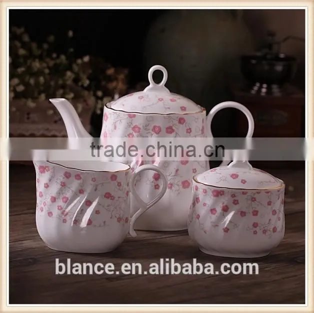 crinkle flower coffee set in European Coffee Cup Set style