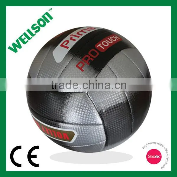 Training quality machine sewn volleyball