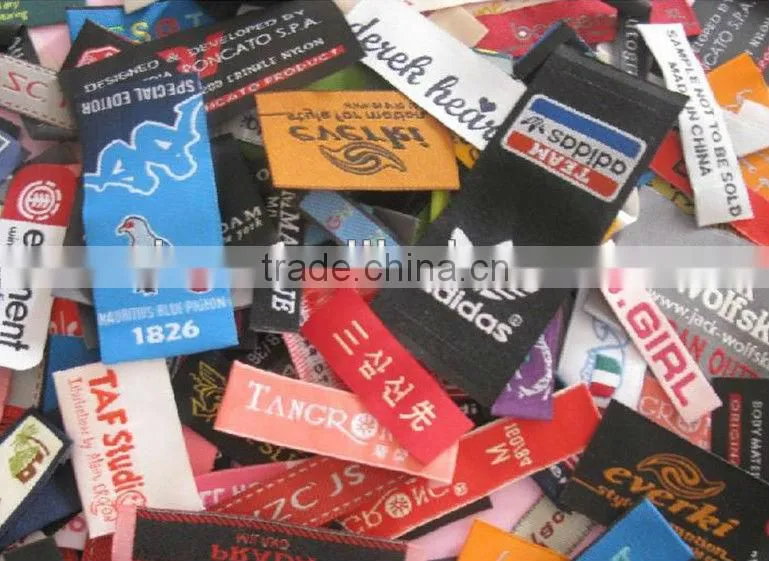 soft woven label