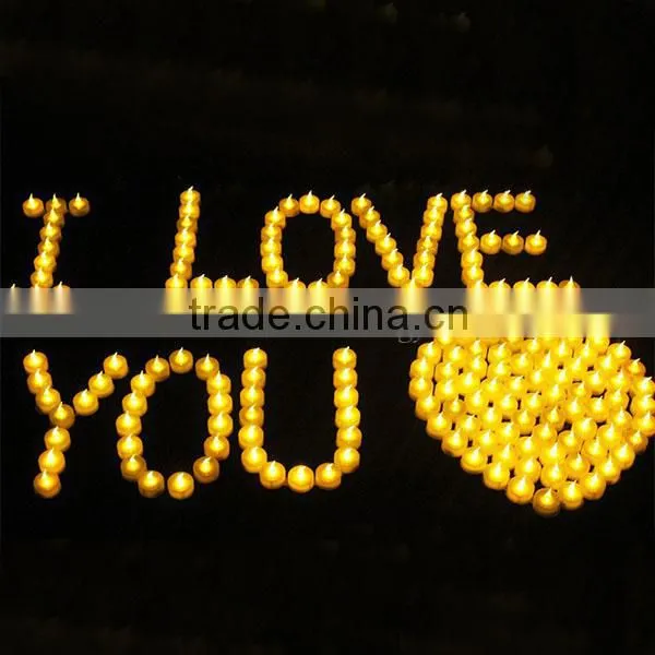 Wholesale Flameless Candles Flickering LED Tea Lights Blue