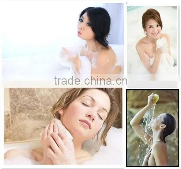 skin care exfoliating round dots body bath glove