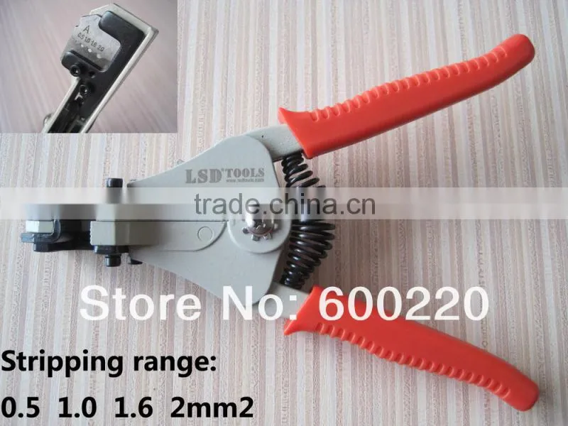 Stripping plier for cable wires skinning& peeling Capacity 0.5 1.0 1.6 2mm2,cable wire stripper tool LS-700A
