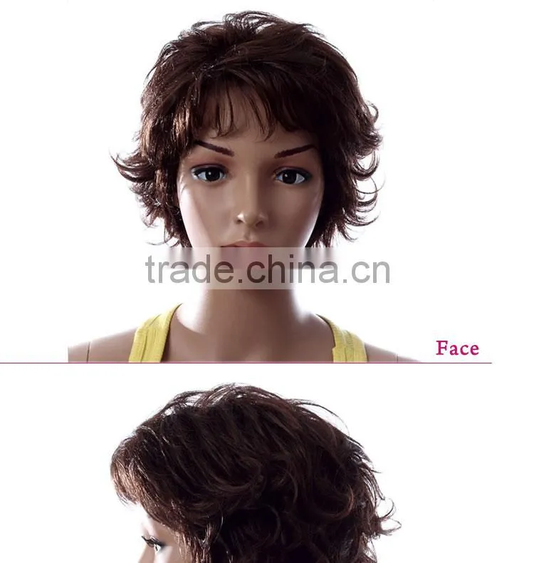 Special price Customizable OEM hair bun synthetic hair wig