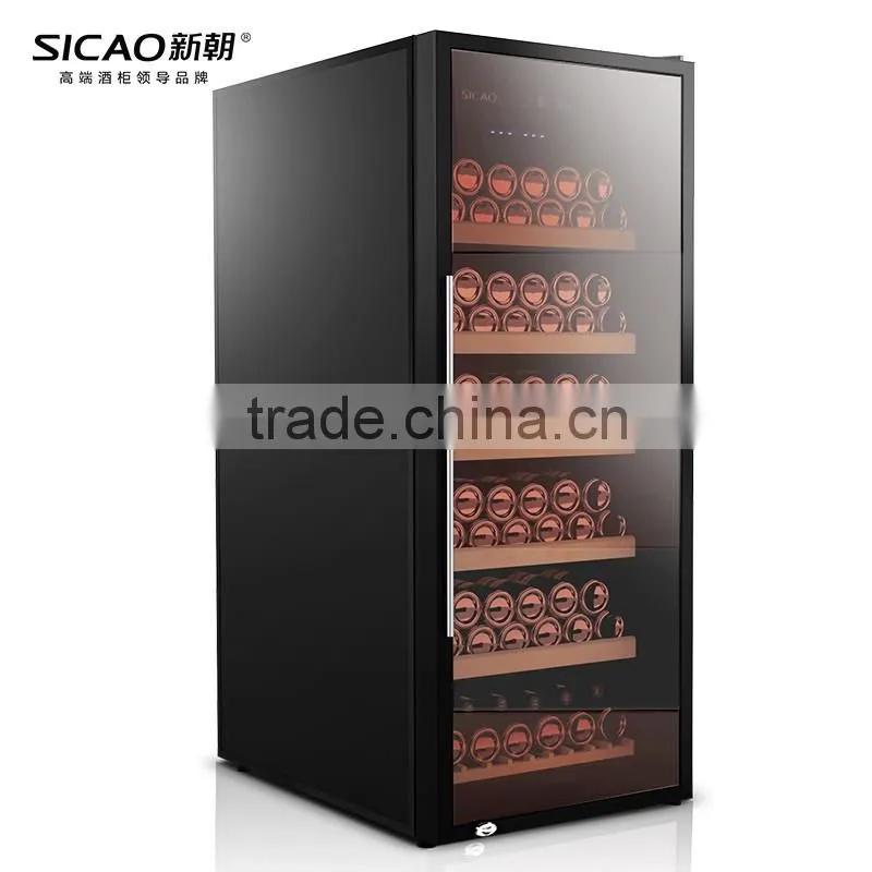 Sicao Free Standing Compressor Big Capacity Wine Cooler 380Liters 146 Bottles