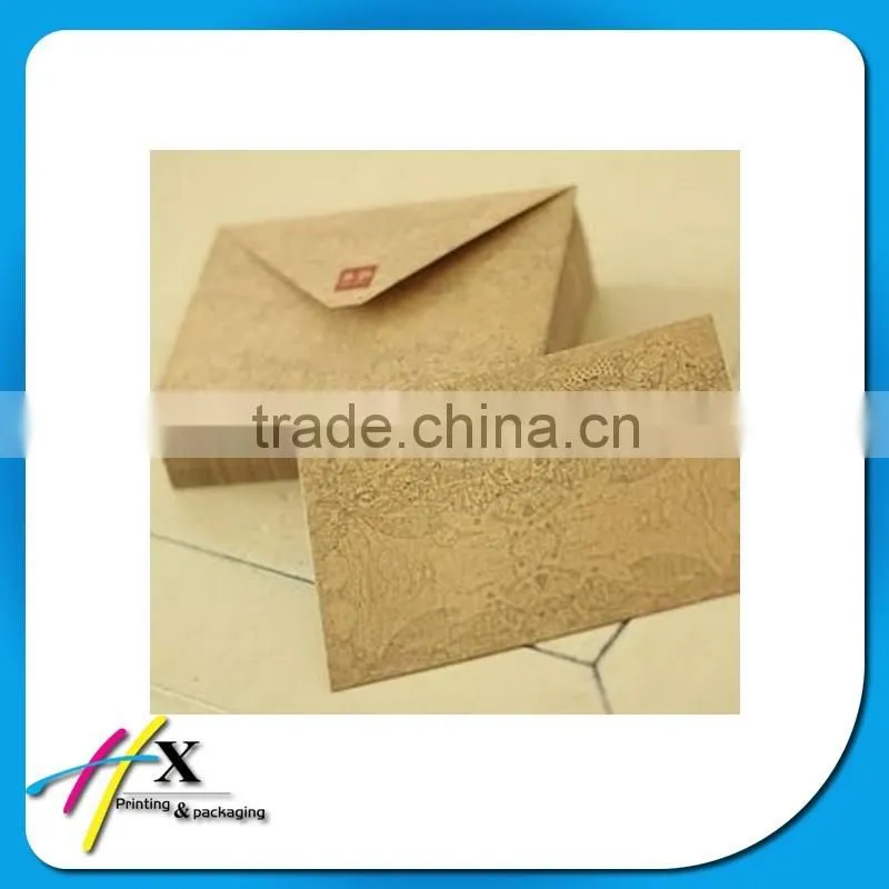 Top Brand Advertising Evelopes Kraft Paper made envelopes with your own logo