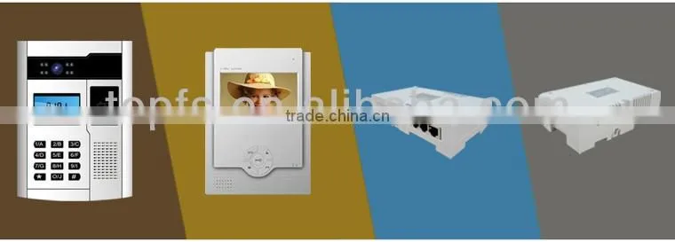 Apartment video door phones cat5 cable connecting