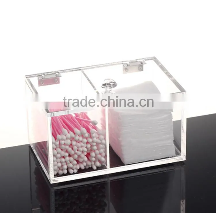 Deft design high transparent acrylic makeup cosmetic storage box wholesale