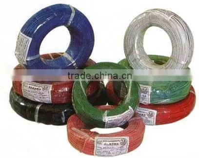 high quality and long durability cable yellow / green 28 mm Flexible multi-thread