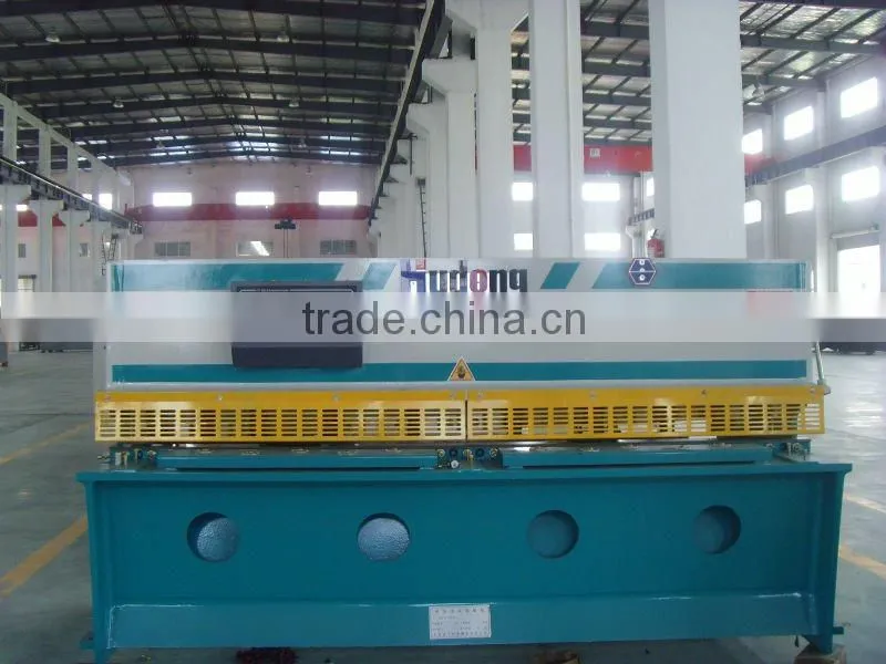 QC12K E200 6X3200 Hydraulic pendulum plate shear