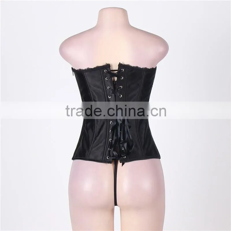 Newest arrival good quality big women sexy busty corset lingerie