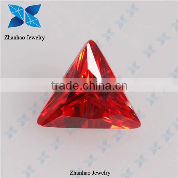 Natural fancy rough uncut rvd synthetic red cz
