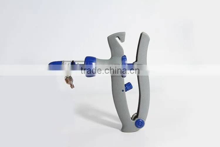 high quality veterinary Plastic Steel Continuous syringe F-Type