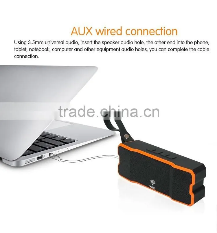wireless waterproof WiFi speaker for new products, portable mini Wi-Fi speaker