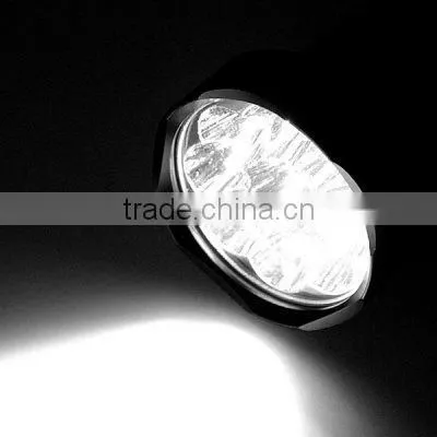 5-mode rechargeable 9 led flashlight