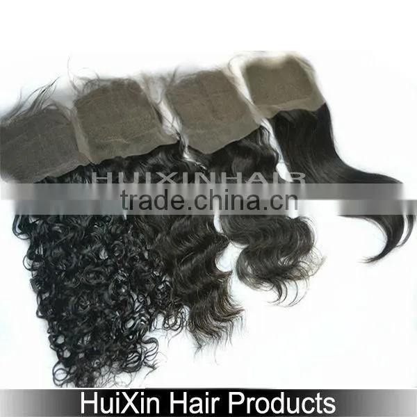 New Style Middle parting top closure hair pieces