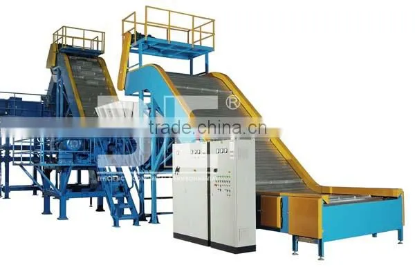 CE Marking with 3E Tire recycling machine/Waste tyre recycling machine, is high efficiency.