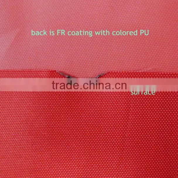 420d FR coated breathable industrial washing polyester fabric