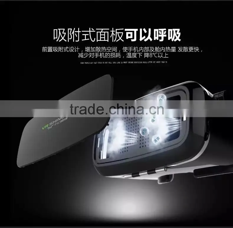Hotest!!! Universal 3D Glass VR Box Virtual Reality Case For Mobile Phone 3.0-6.0 Inch, 3D VR Phone Shell