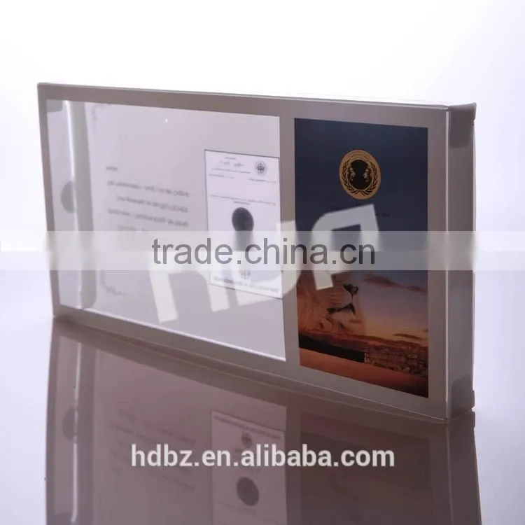 pet pvc pp custom logo clear plastic folding box wholesale